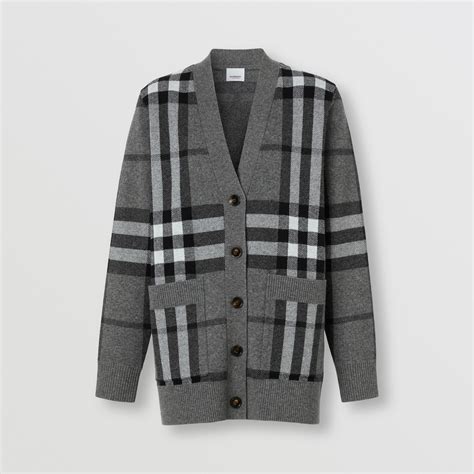 burberry cardigan grey|Burberry cardigan women's sale.